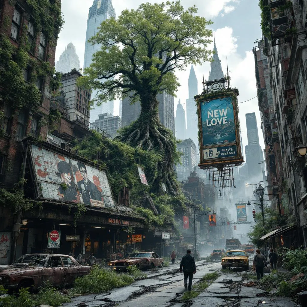 !flux Manhattan 100 years after no human presence