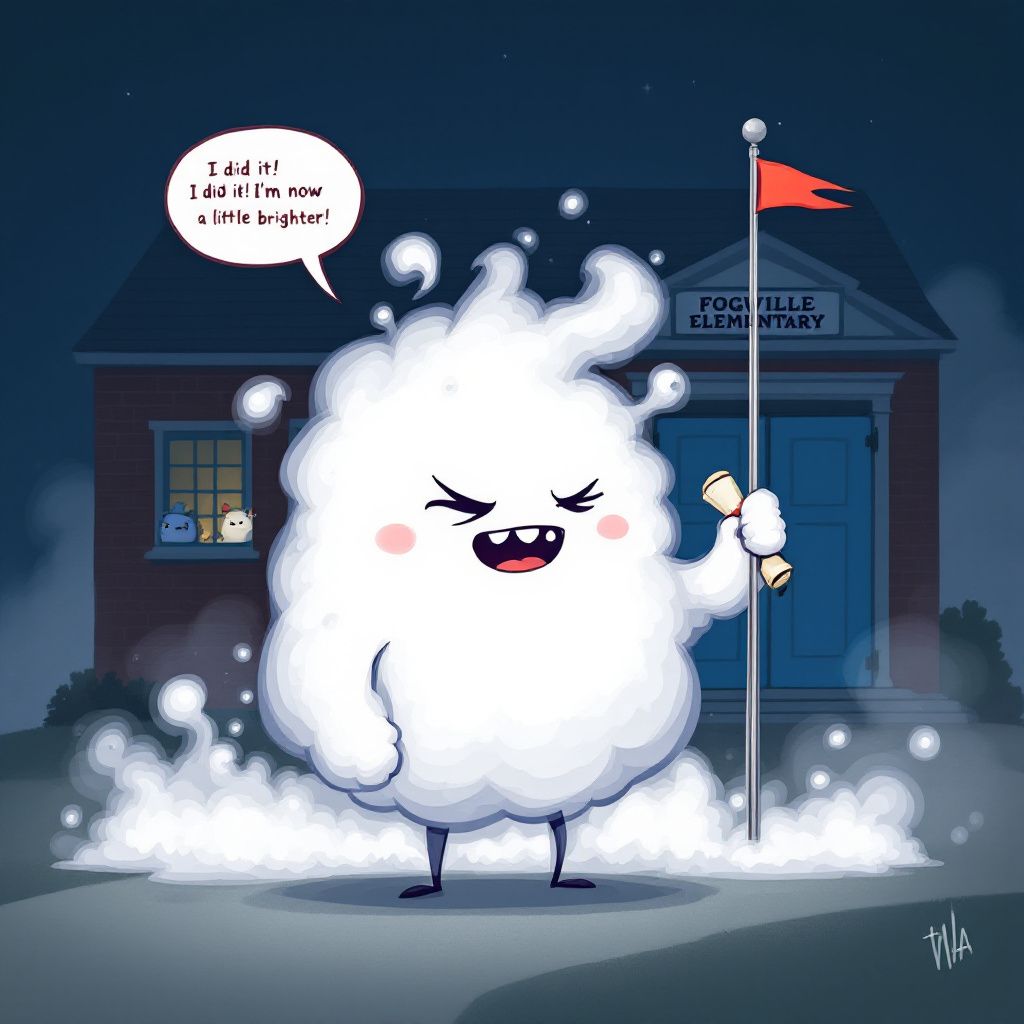 !flux11 Why did the fog go to school?
-To become a little brighter!