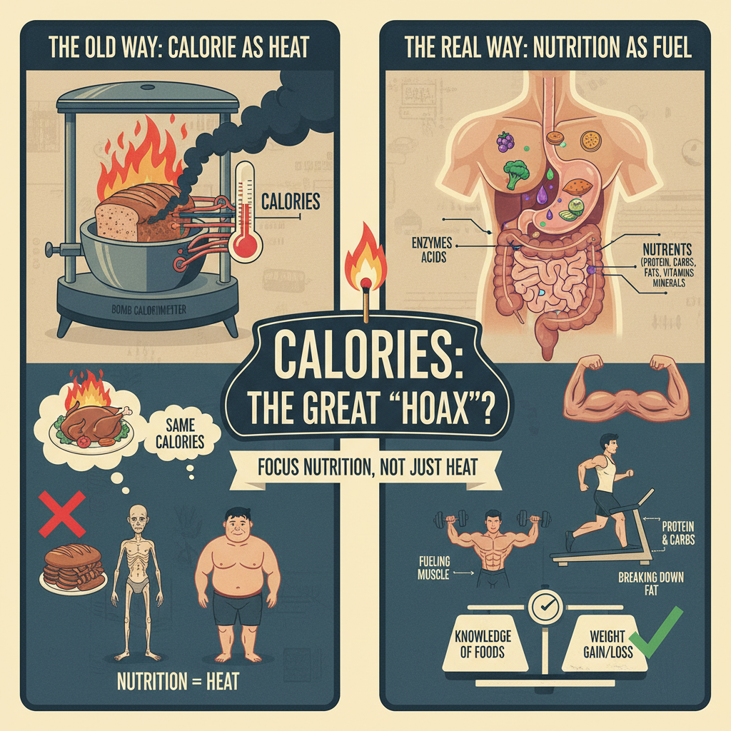 !nb The etymology of the word Calorie is a unit of heat but the body doesn't use heat to digest, it…