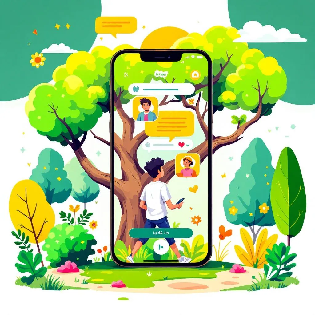 !flux Welcome to Treechat 🌳📱🐸🐵🐯🦊