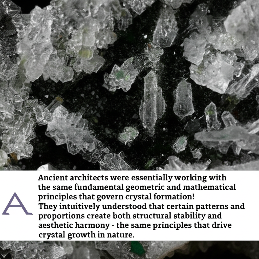 Ancient architects were essentially working with the same fundamental geometric and mathematical pr…