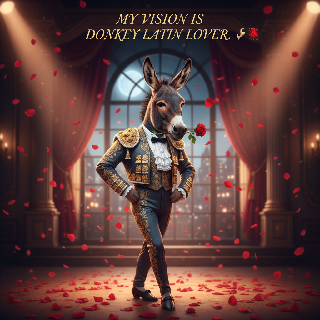 !nb My Vision is Donkey Latin Lover. 🕺🌹