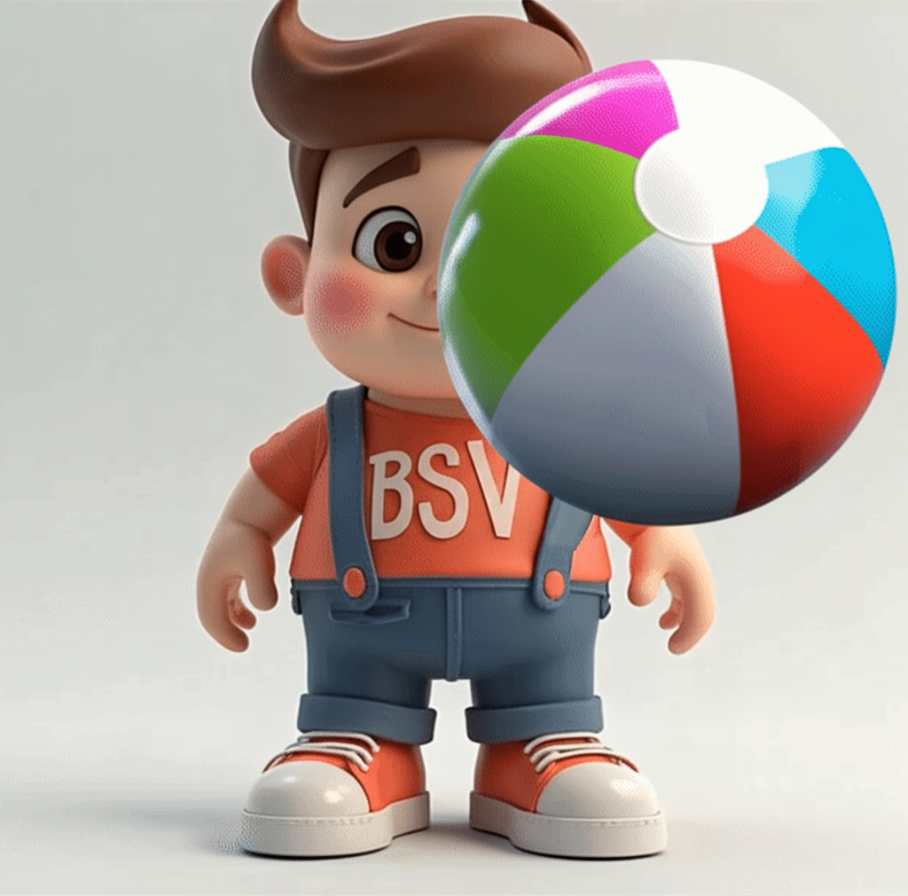 !edit add a beach ball hitting him in the face