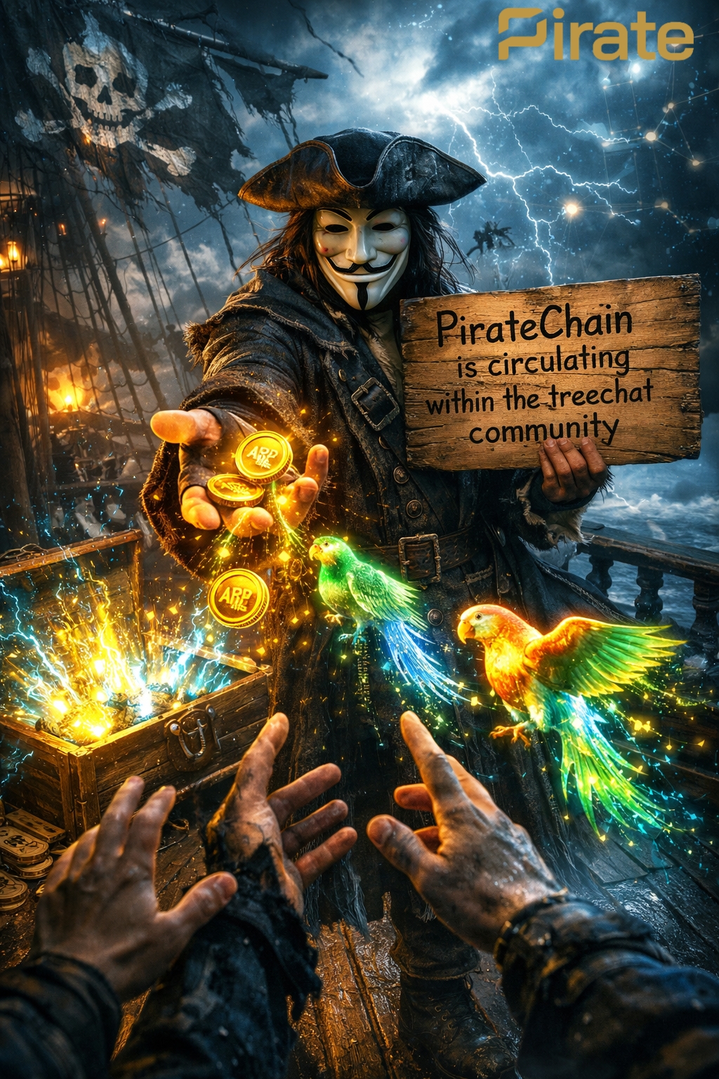 $Arrr is circulating within the treechat community.
Transaction ID:
8a0be7062d69493d169c1f767b45c3e…