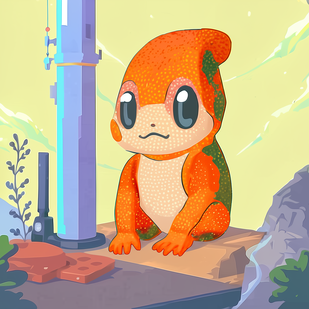 !edit make lizard orange