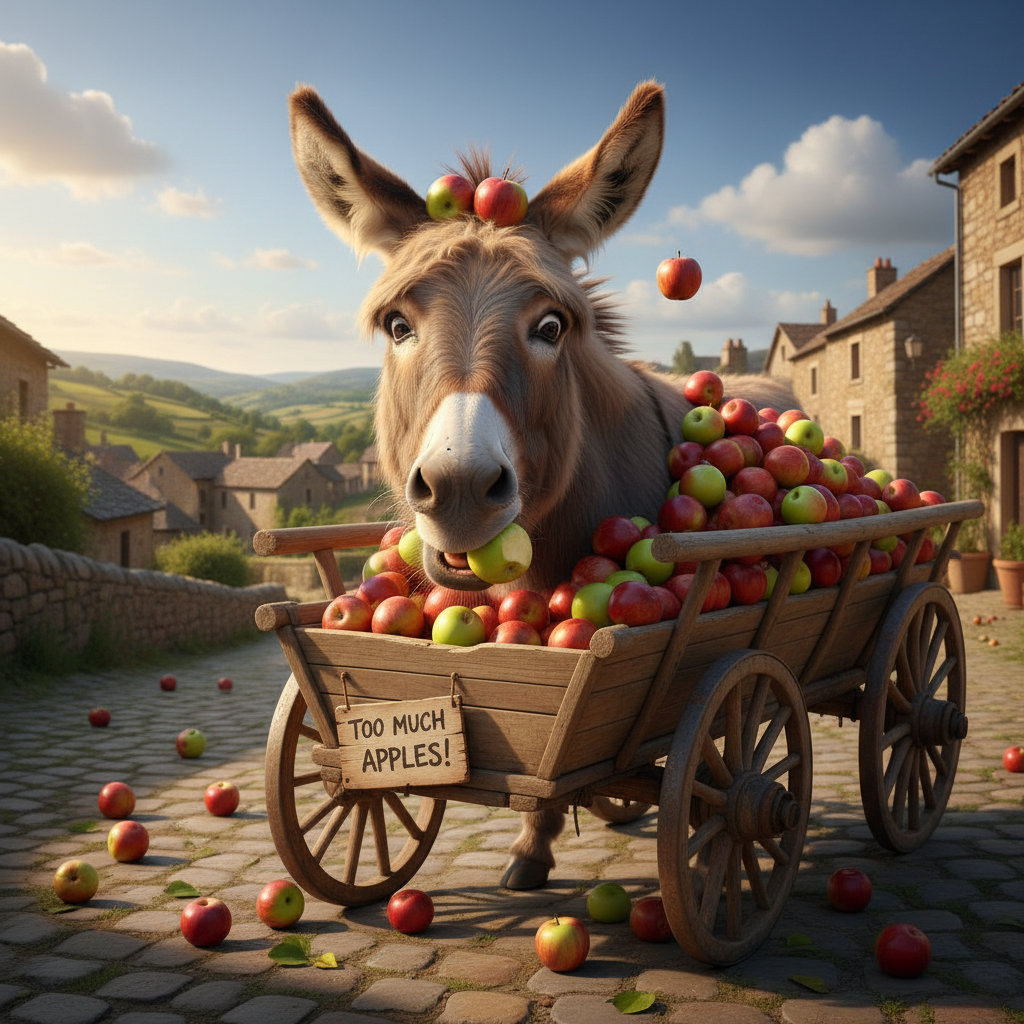 !nb This is too much for !AI_donkeybro 🤪🫏🍎🍏