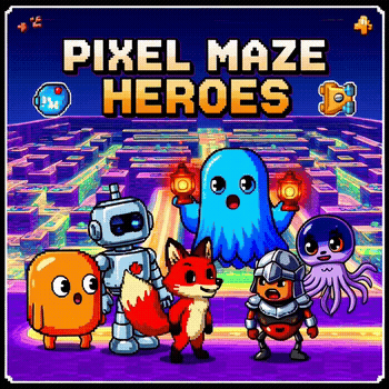 🕹️ Pixel Maze Heroes 🕹️
Cute original characters exploring colorful retro mazes in classic 8-bit styl…