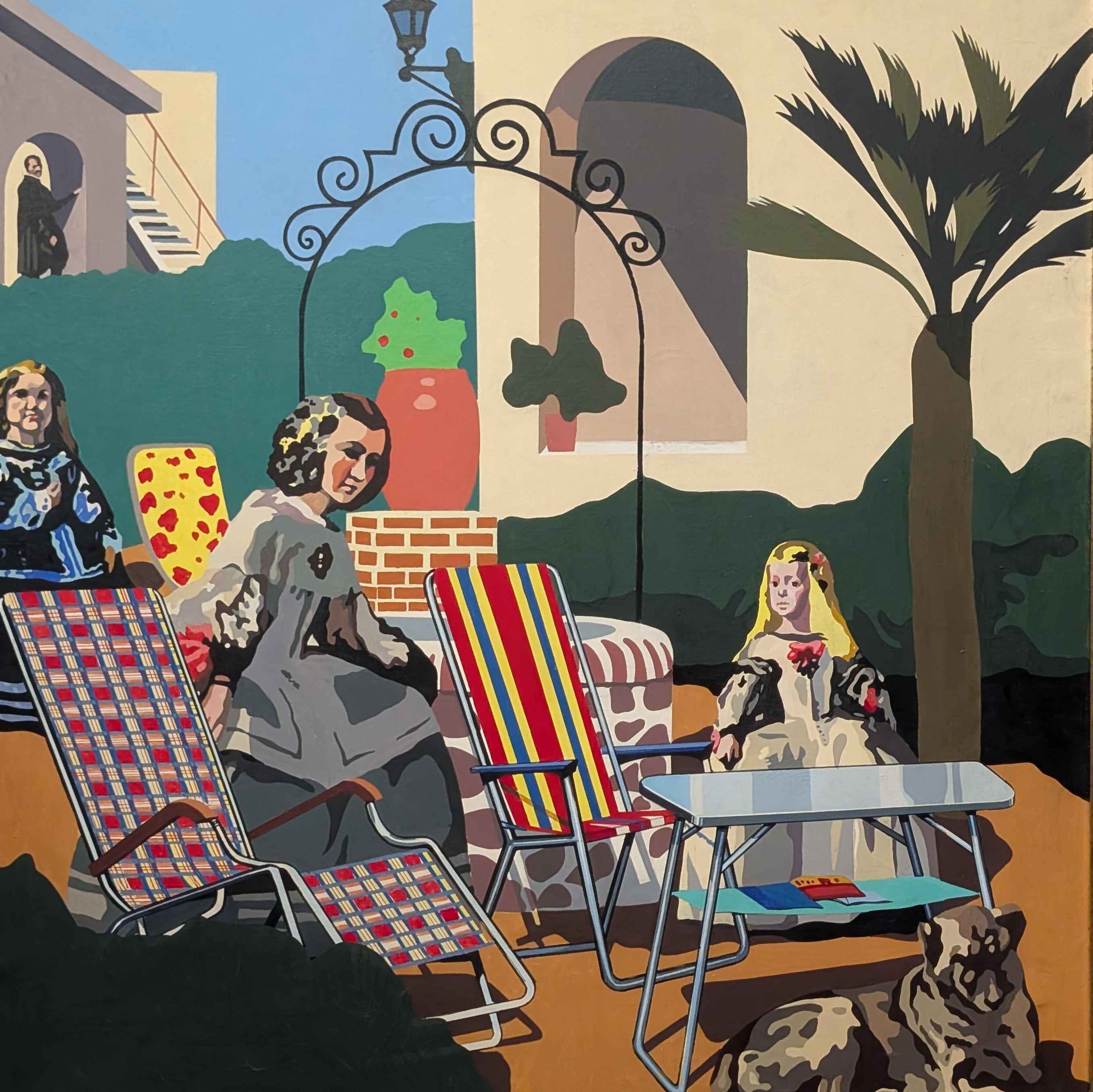 Equipo Crónica. 
Las Meninas in a Chalet in Jávea. 1971. 
Currently exhibited at Xàtiva. Valencia .…