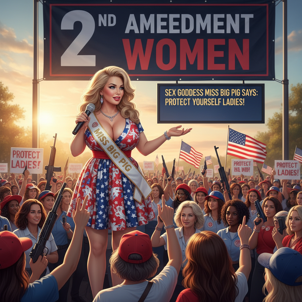 !nb Sex goddess Miss big pig (dressed in super sexy red white blue dress, huge breaats) speaks to w…