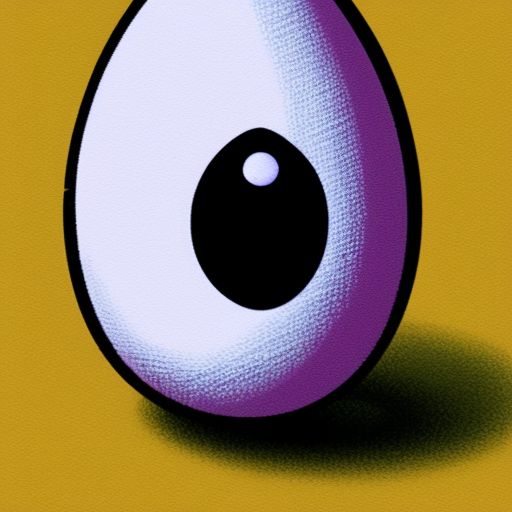 !sd2 a cartoon egg