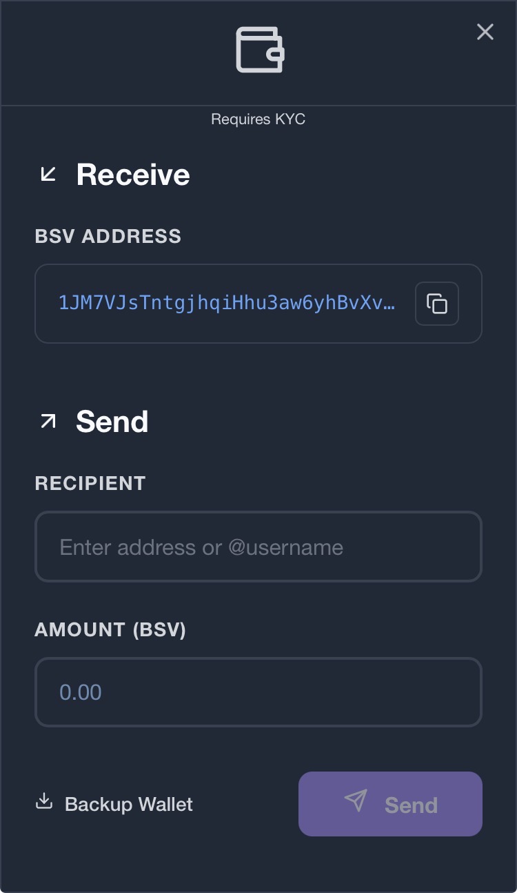 By the way Sunnie, this Treechat has a "wallet" but you can't access that either?