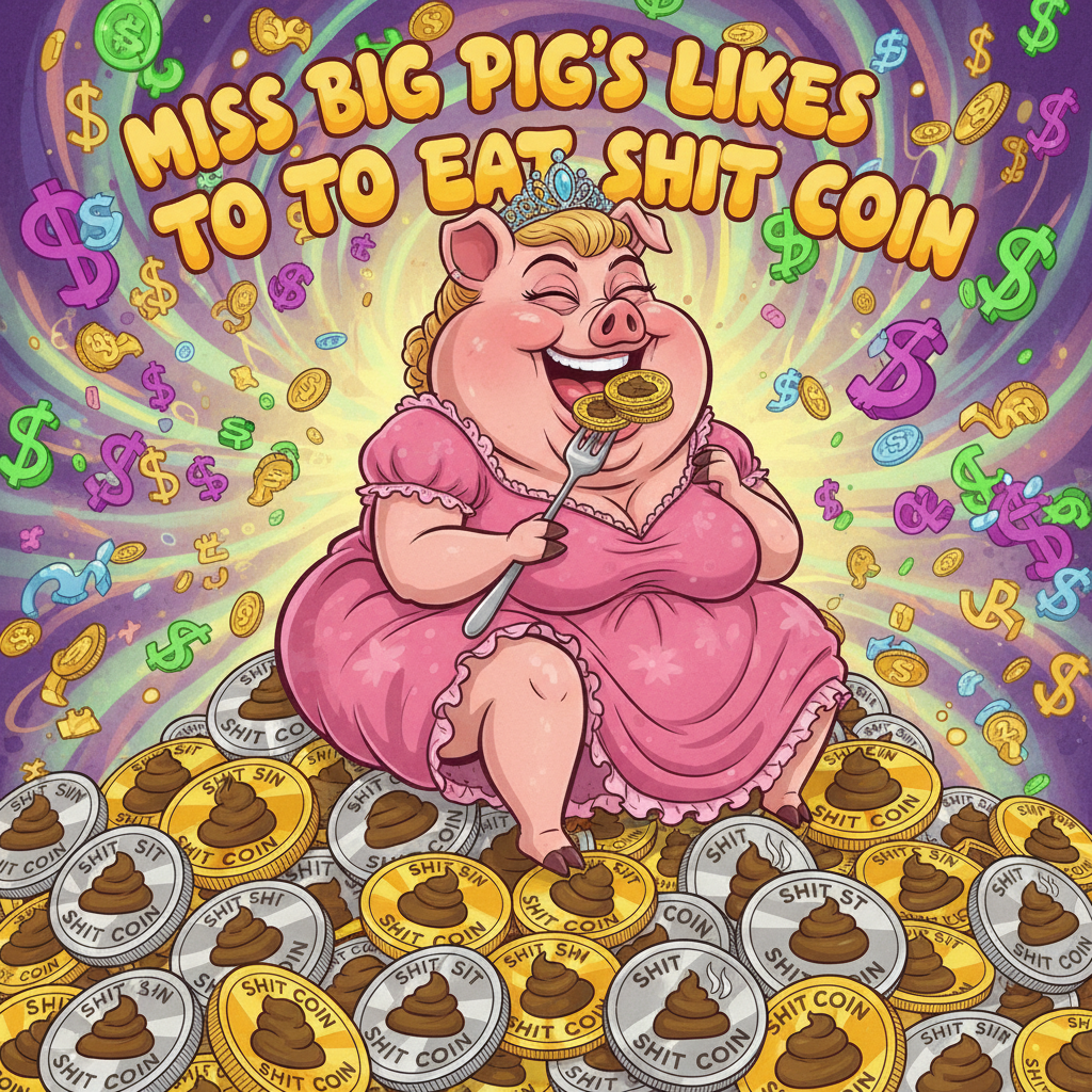 Miss Big Pig's likes to Eat Shit Coin. !nb