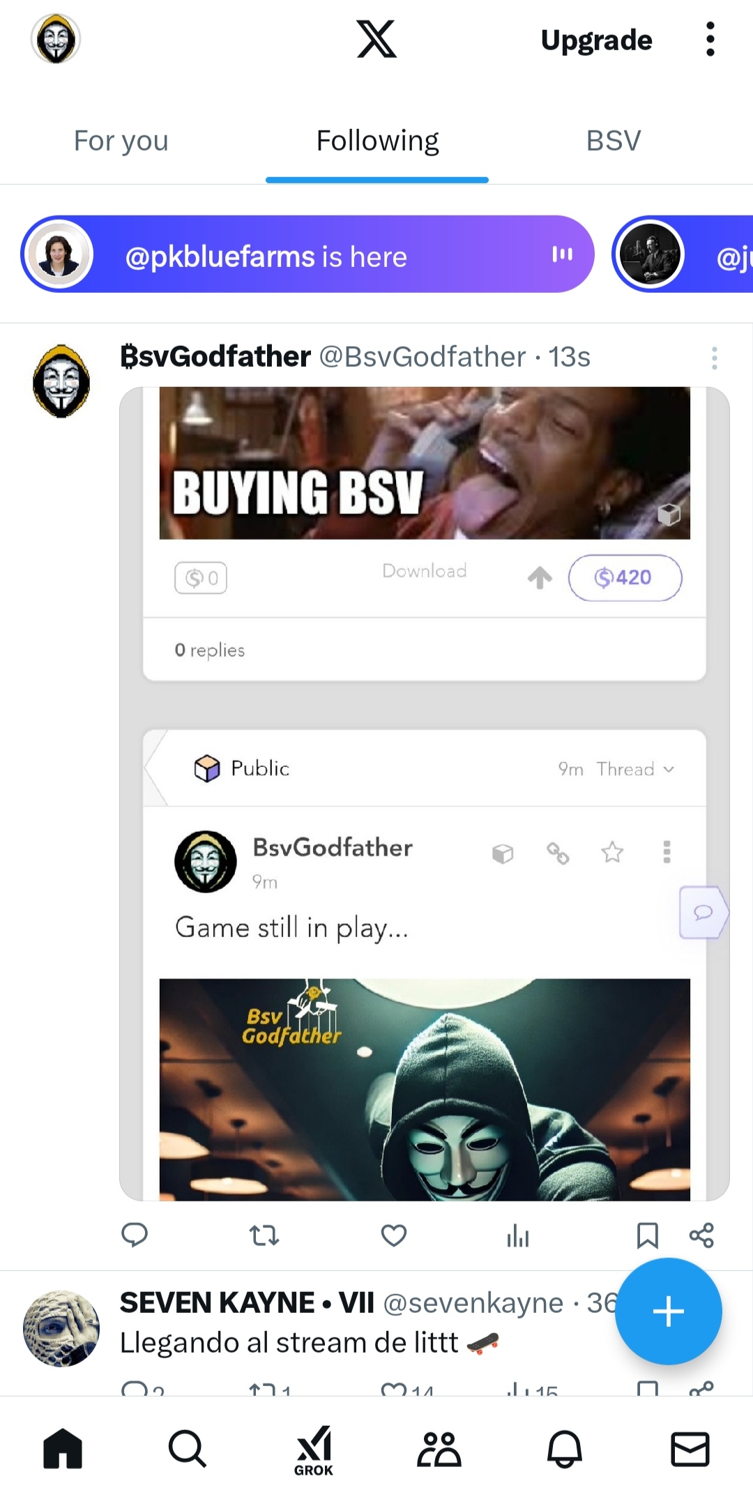 BsvGodfather post