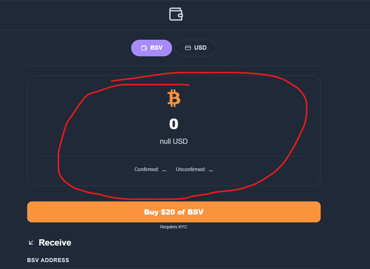 Is anyone else having this same issue with their BSV wallet on TreeChat???