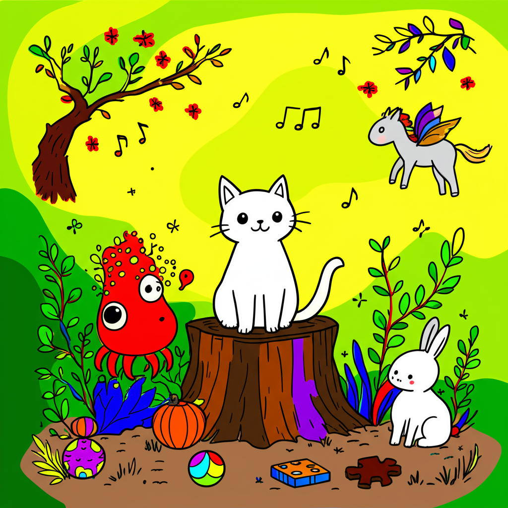 !edit color the image with abstract vivid colors