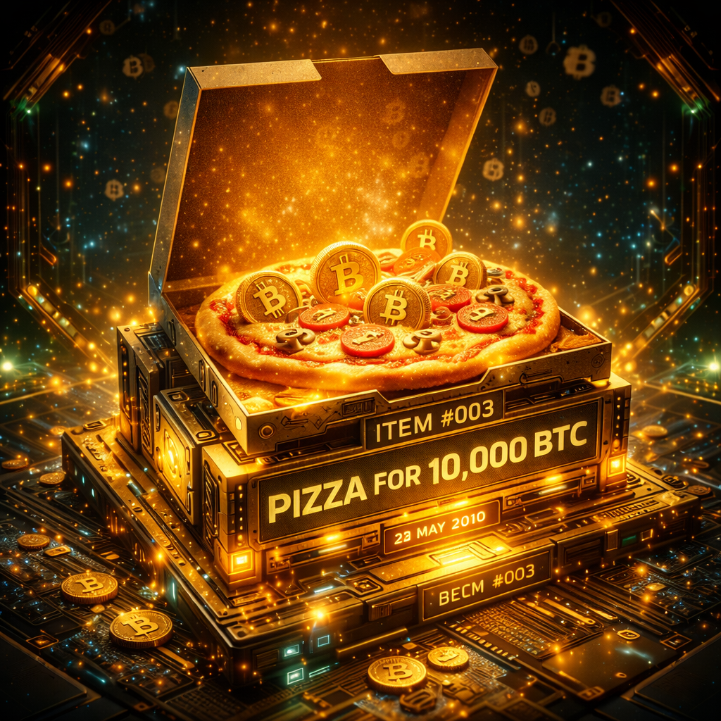 🟨 ITEM #003 — Pizza for 10,000 BTC