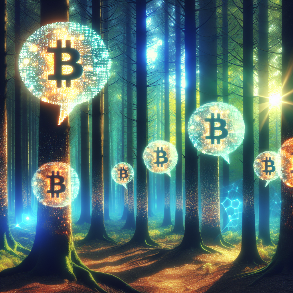Hello to treechat magic Bitcoin forest . !dalle