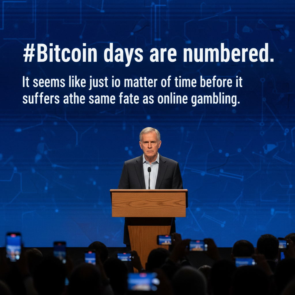 !nb Michael Saylor says "#Bitcoin days are numbered. It seems like just a matter of time before it …