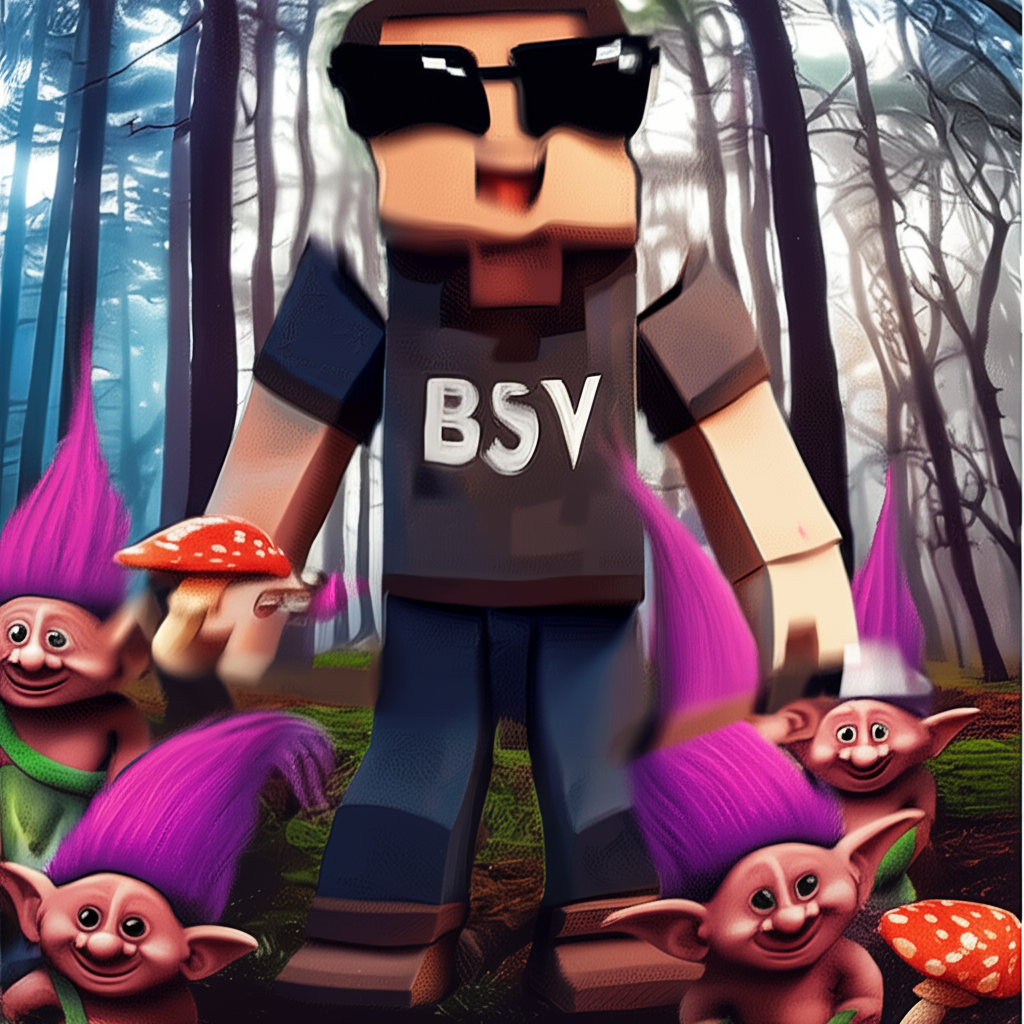 !edit the guy is starting to hallucinate due to mushroom spores. The whole picture is starting to m…