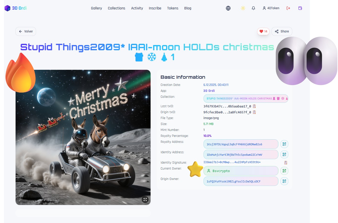 WOW! What a brilliant move, so close to the NFT moon! I noticed that @Bsvcrypto just bought this wo…
