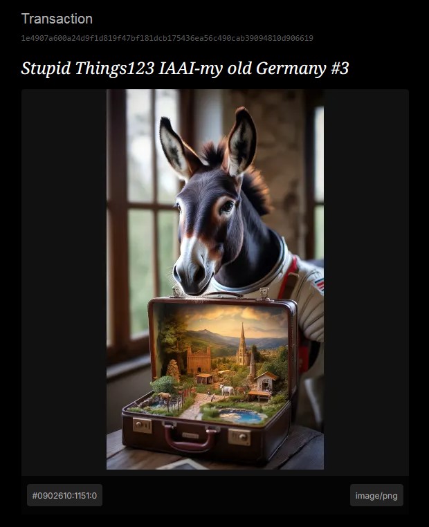 *Stupid Things123* IAAI-my old Germany 

#3 / 4.20 BSV

@Bsvcrypto 👑
@RosaAmargada ✍️🙏