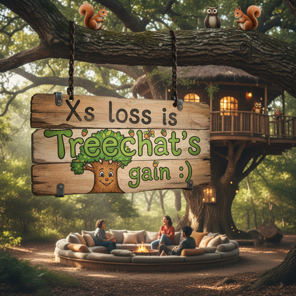 Xs loss is Treechat's gain :) !nb
