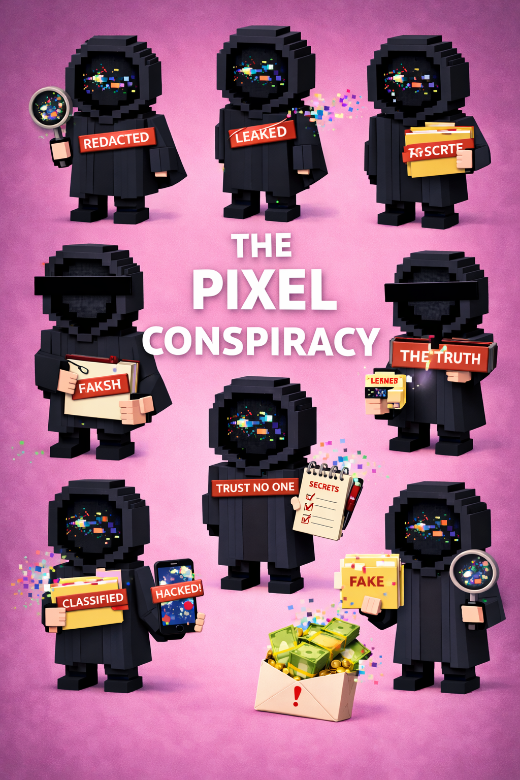 🚨 THE PIXEL CONSPIRACY 🚨
Each NFT is just 1 $BSV 🔥
Only 10 items available.
🗂 Available Items:
1️⃣ Re…
