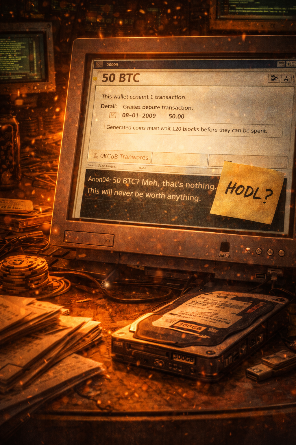 Item #004 — 50 BTC Was Nothing
“It’ll never be worth anything.” History had other plans.