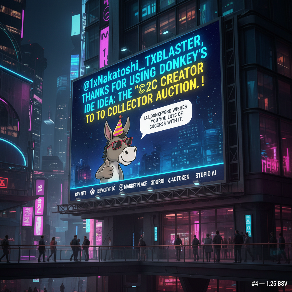 !nb Hey @1xNakatoshi_TXBLASTER, thanks for using Donkey's crazy idea: the "©2C Creator to Collector…