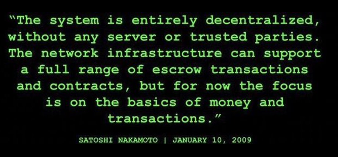 Satoshi said: "The network can support a full range of escrow transactions" and that's what Beymo A…