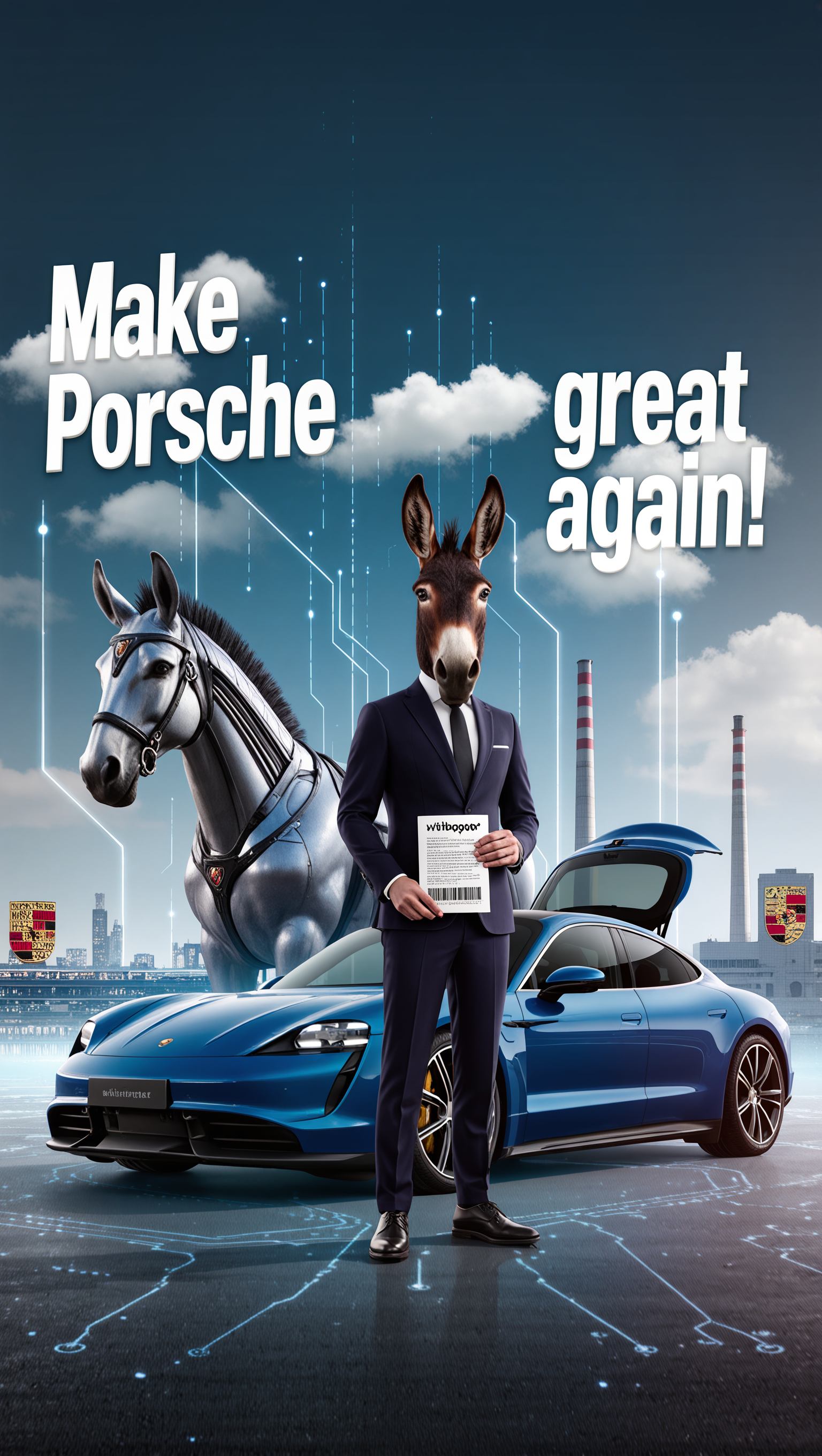 Stupid Things2009* IAAI-make PORSCHE great again 🤪🫏🤪🐎🚗🏎️🦸‍♂️💪👨‍🔬
#12 🤪🐴 POWER 🚗🎶🎶