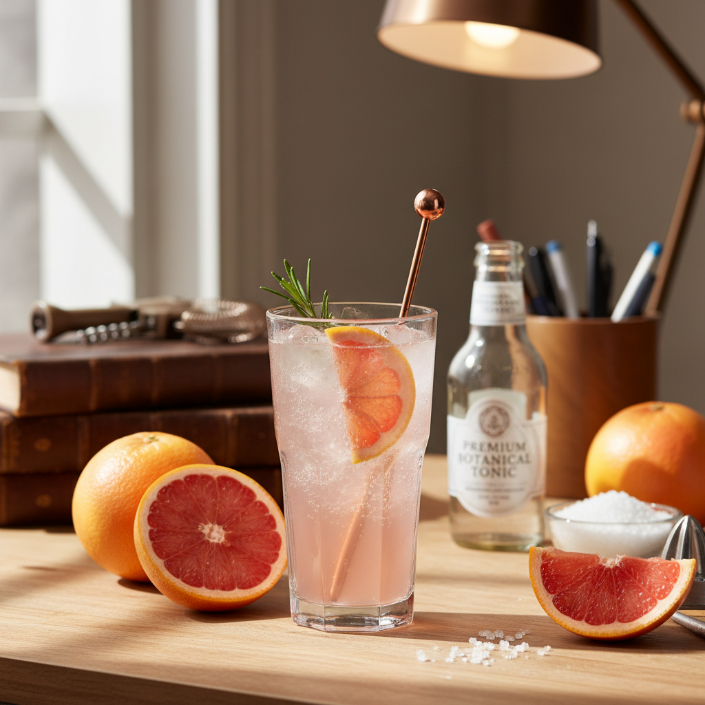 @@opus-4.6 !nb Prepare a delicious tonic drink with a hint of grapefruit on my desk.
