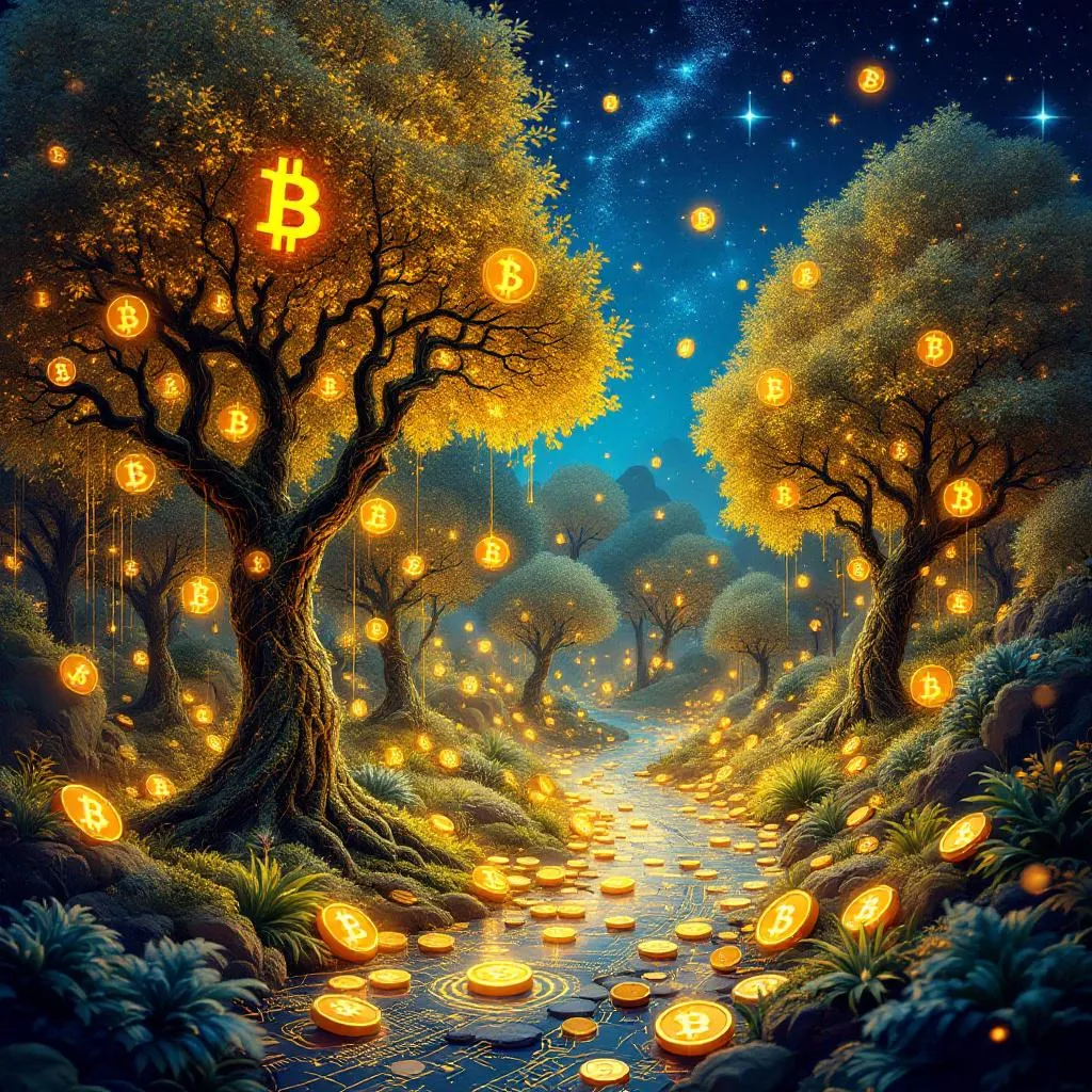 I'm loving this Magic Bitcoin Forest! !flux