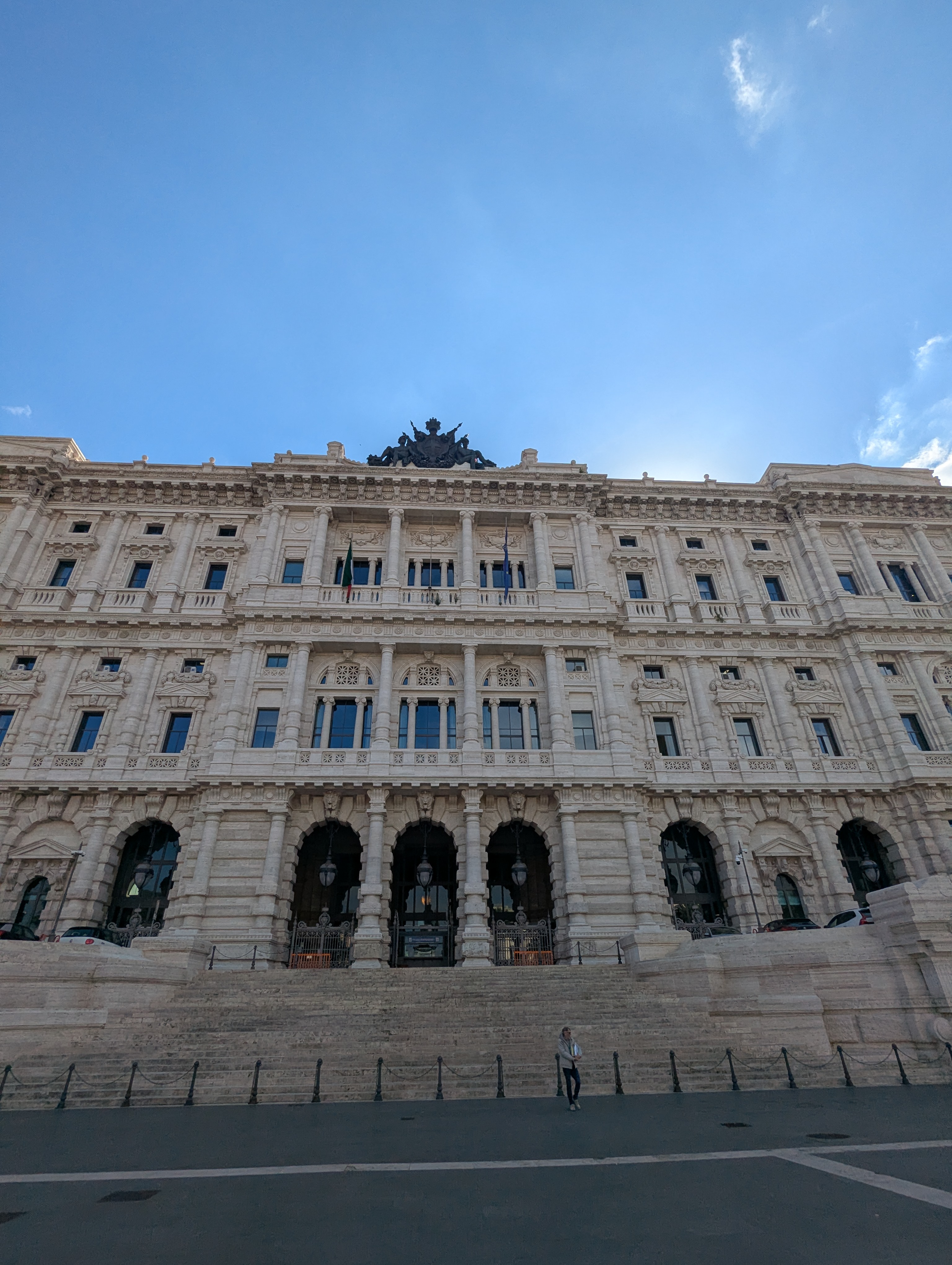 Fountains of the palace of justice Rome
