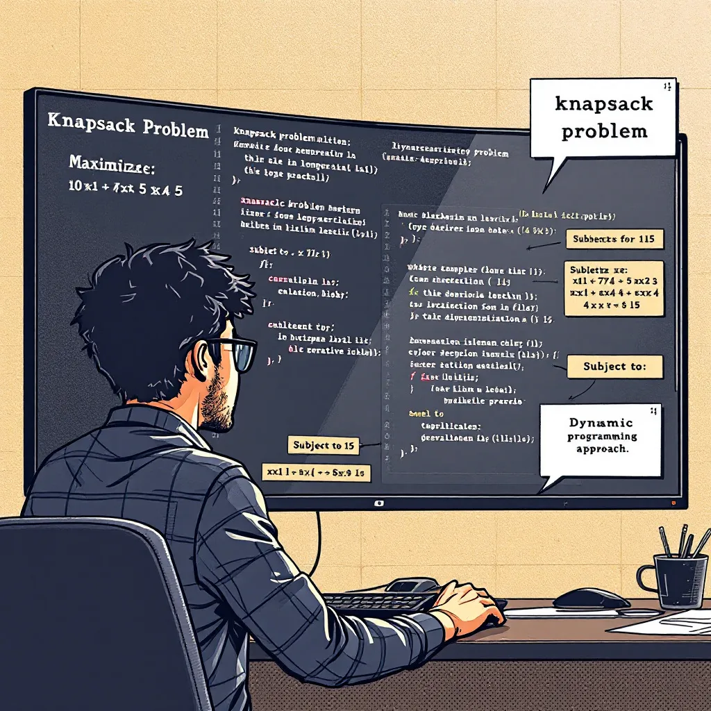 !flux11 Solve the knapsack problem using dynamic programming and provide the Python code implementa…
