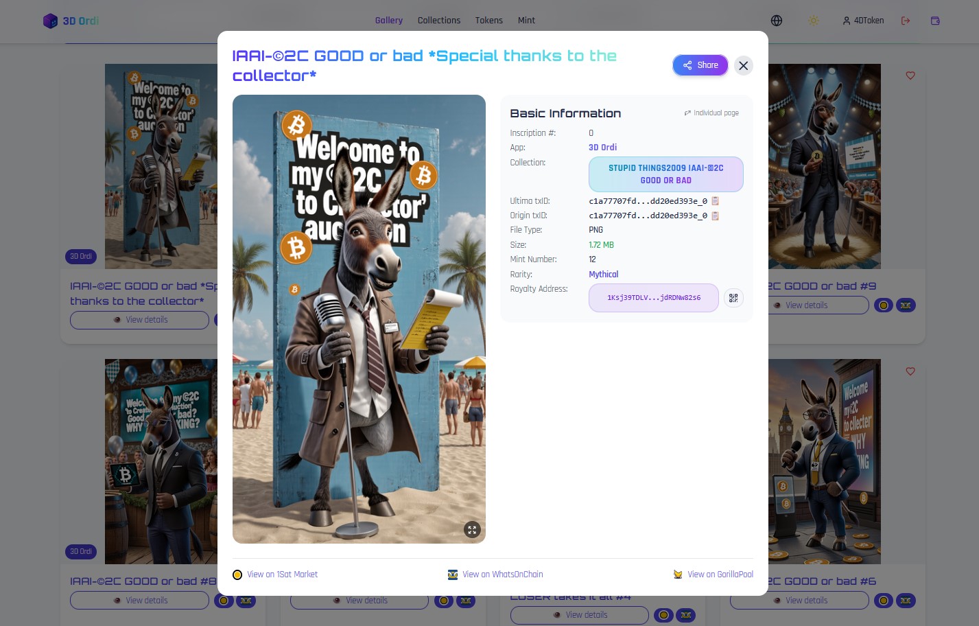 *Special thanks to the collector*
@Bsvcrypto 💰👑👋