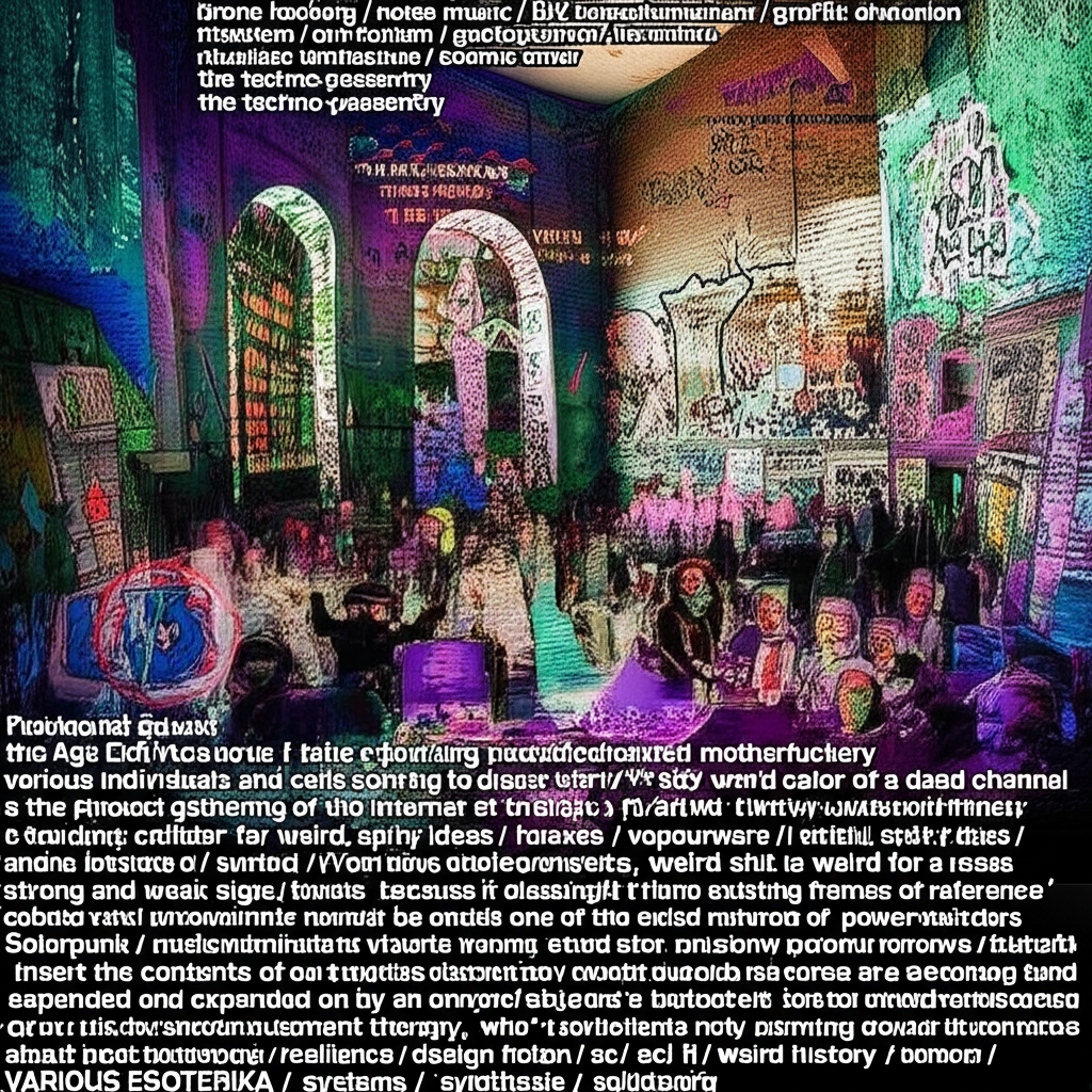 !flash Drone hacking / noise music / DIY transhumanism / graffiti divination / gonzo futurism / rit…