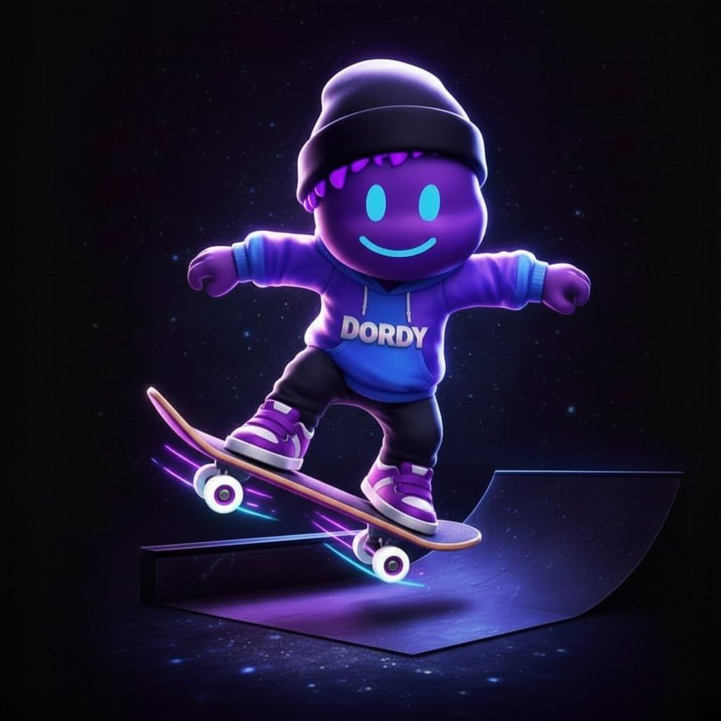 🟣 DORDY: SKATEBOARDER