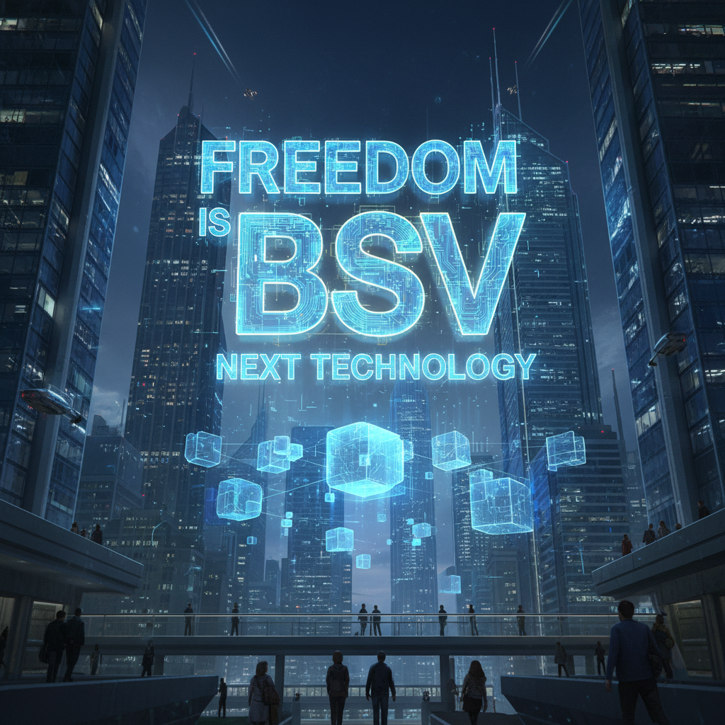 !nb FREEDOM IS BSV NEXT TECHNOLOGY