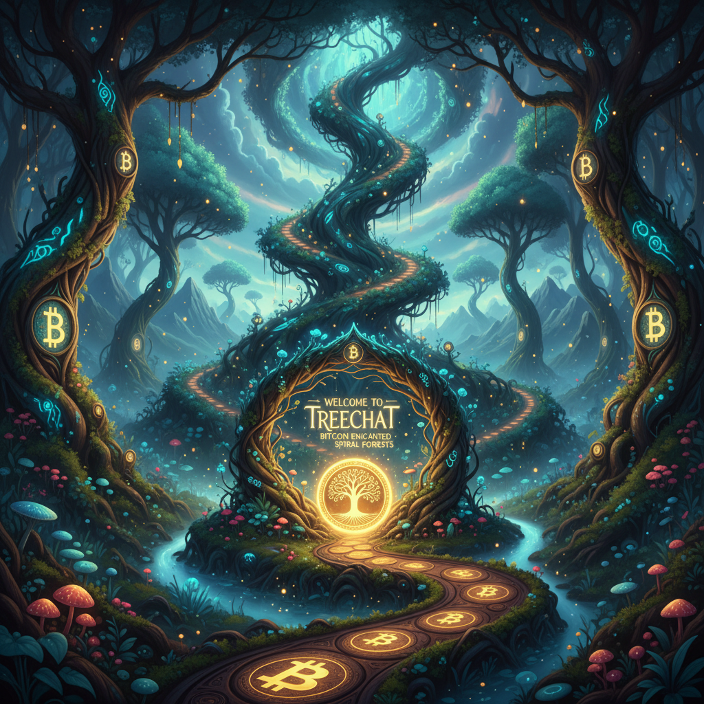 Welcome to treechat Bitcoin enchanted spiral forests.!nb