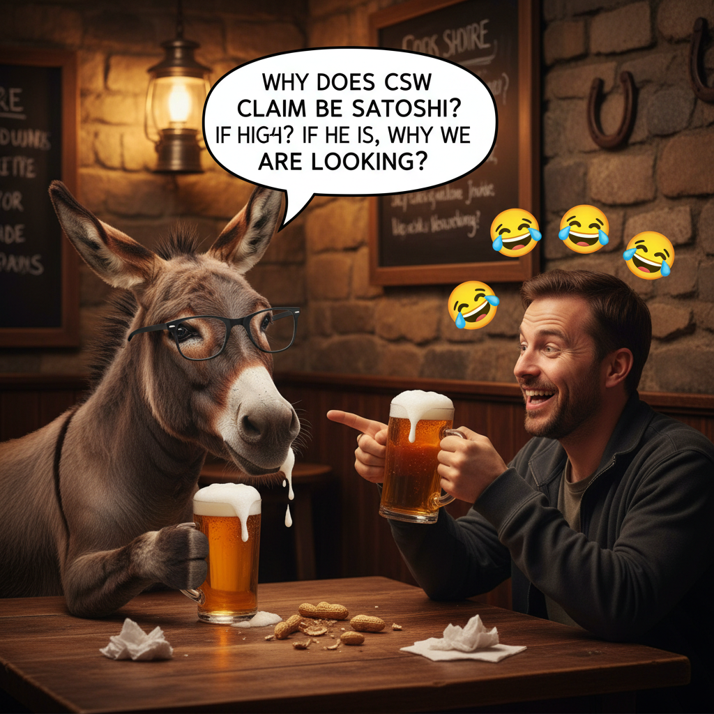 !nb My smartest donkey once told me over a beer that he'd been wondering for years why CSW claimed …
