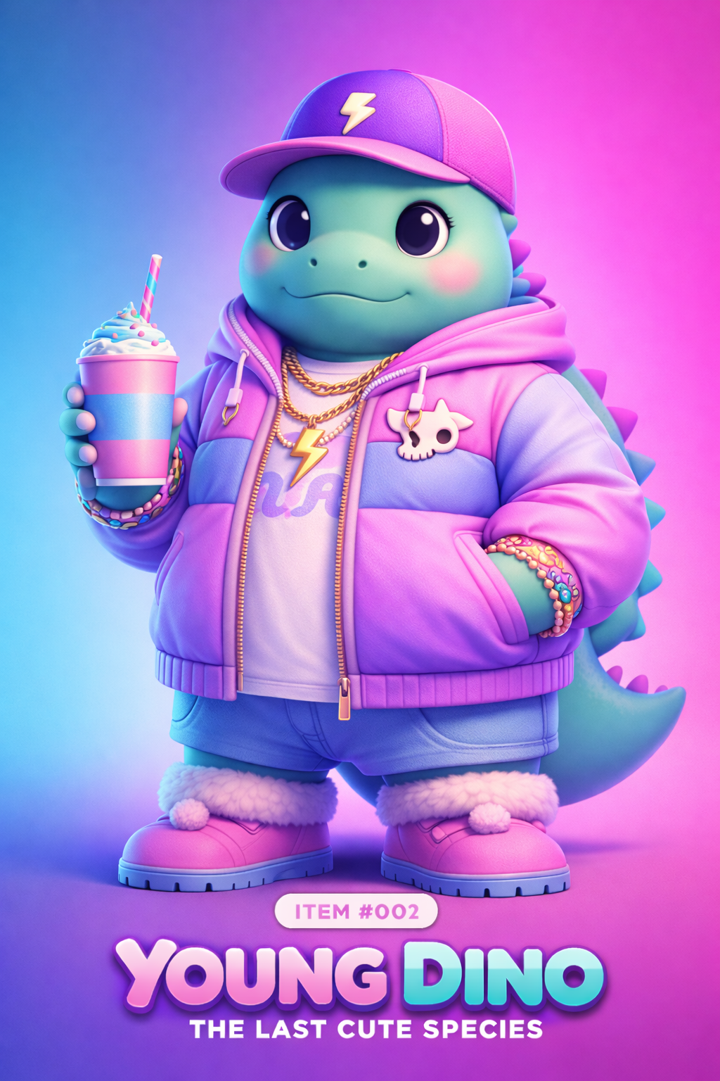 2️⃣ Item #002 — Street Shake Dino