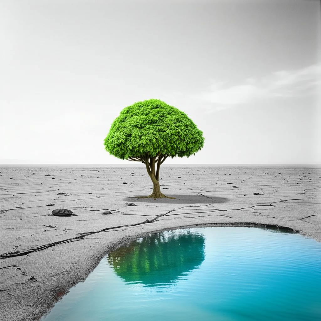 !edit add a tiny pond with clear blue shiny water