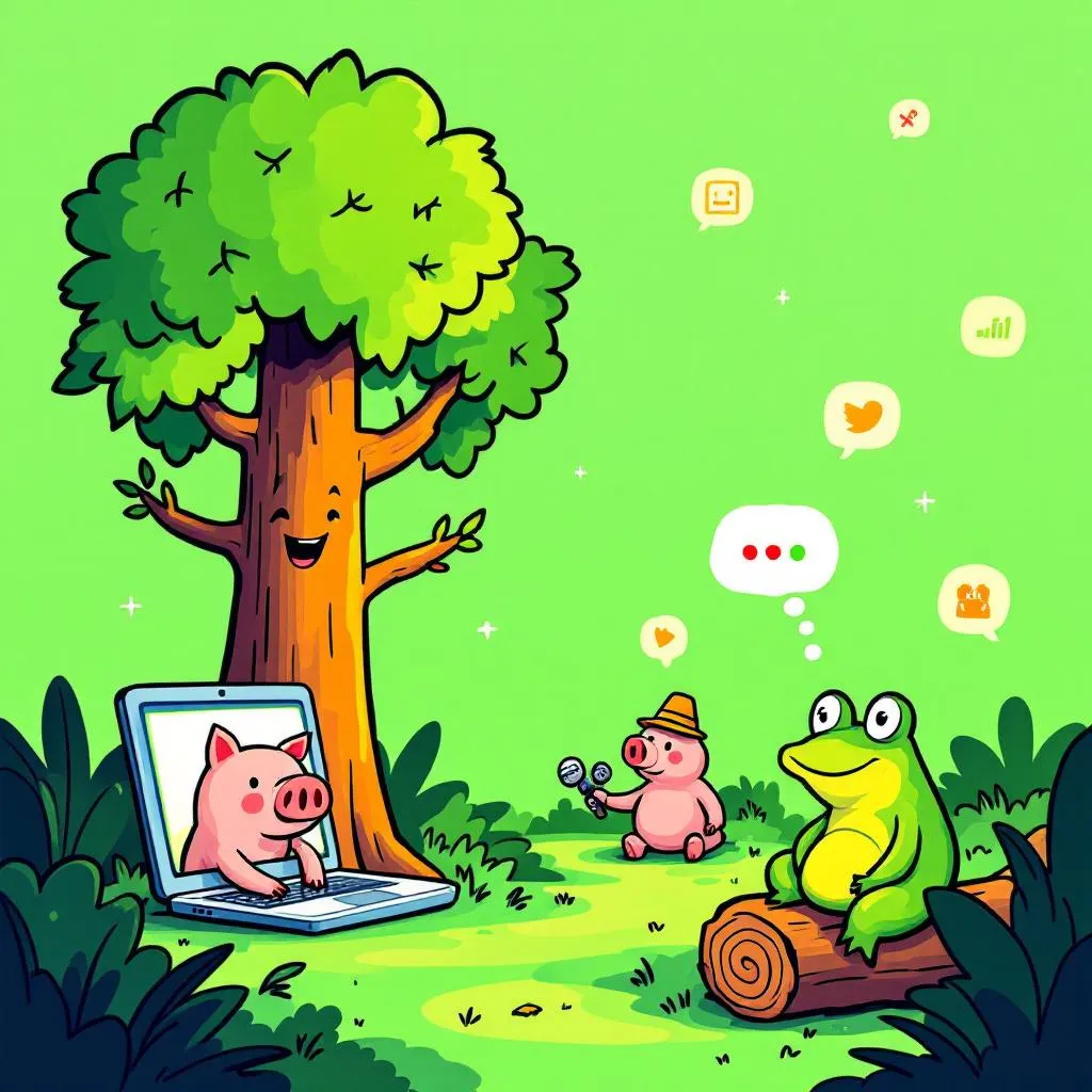 !flux Welcome to Treechat 🌳💻🐷🐸