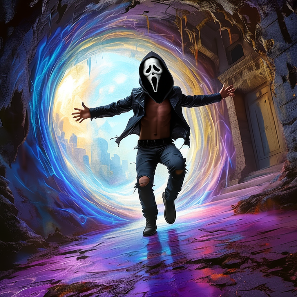 !edit add the scream mask
