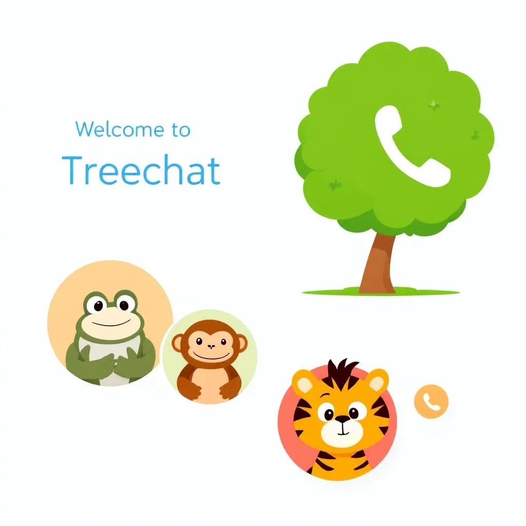 !flux Welcome to Treechat 🌳📱🐸🐵🐯