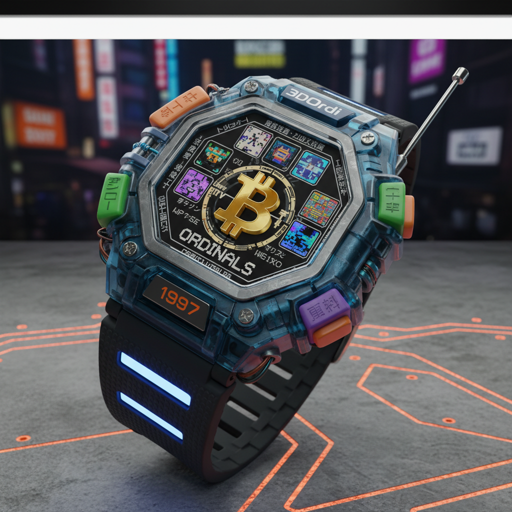 !nb 3DOrdi  is like a Japanese multifunctional watch from the 90s for  Bitcoin's Ordinals.