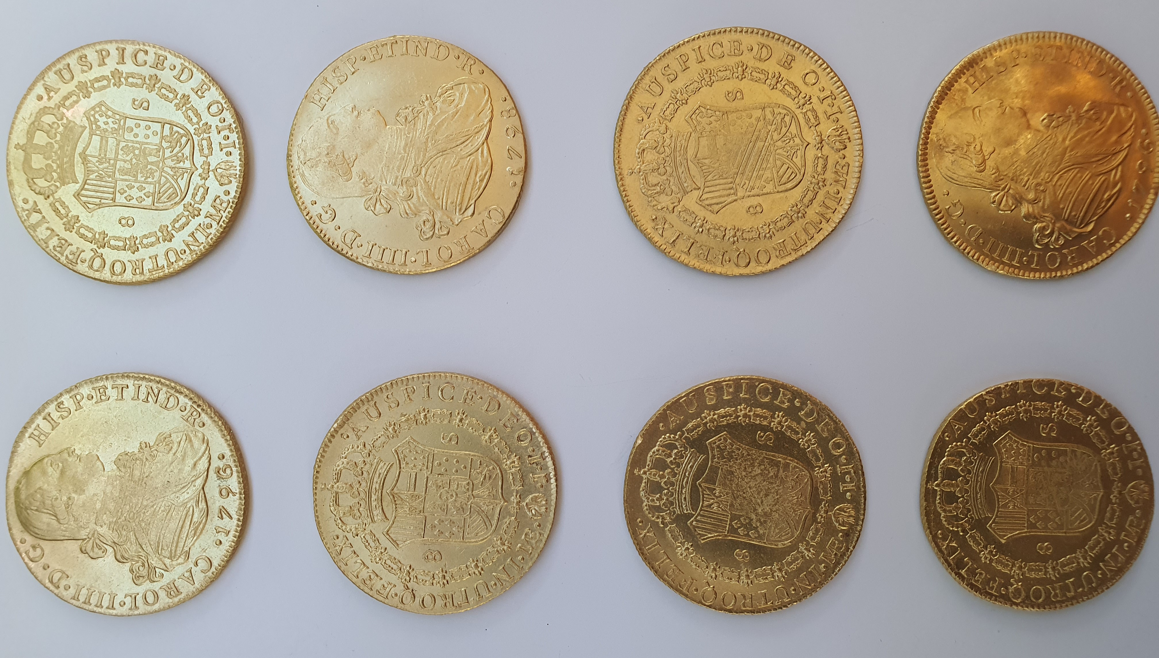 Some of the wonderful gold coins that were recovered