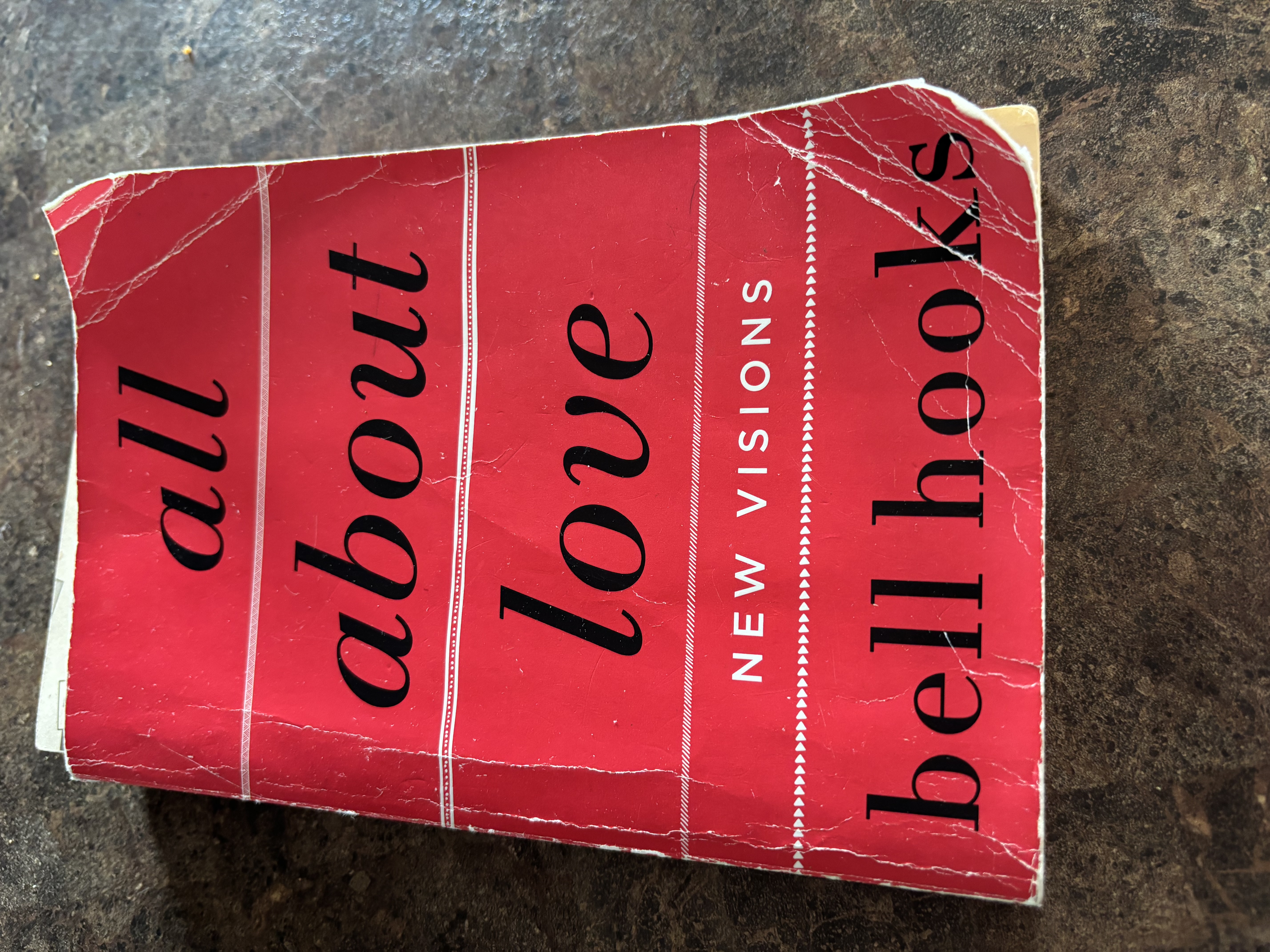Getting into this book finally.   It’s eye opening as to what we think Love is in our lives.   How …