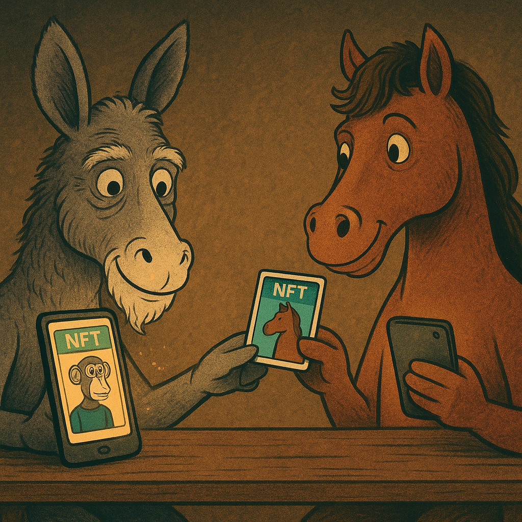 Are there any rich BSVers besides @Bsvcrypto who would want to buy my worthless crap IAAI-donkey NF…